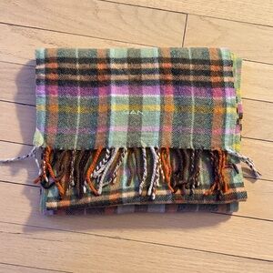 Gant Vibrant Plaid Wool Scarf
